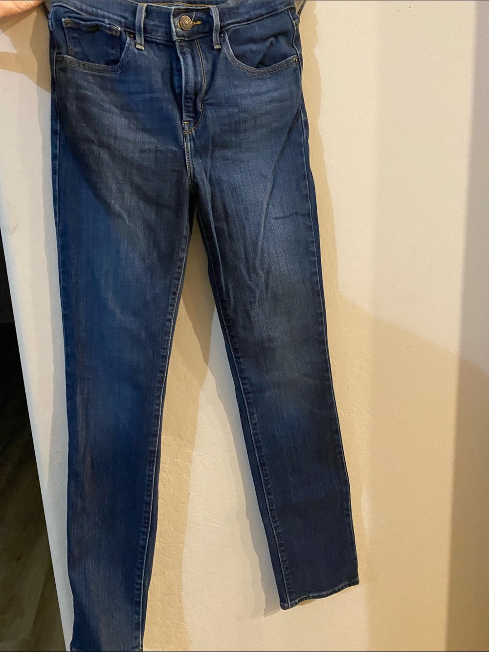 Levi's Women's Skinny Jeans in Deep Blue Denim
